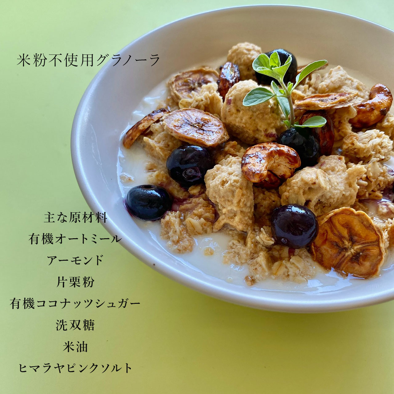 グルテンフリー　グラノーラ(プレーン)　塊タイプ　200g　(Hocoluさん)のメインイメージ